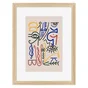Image encadrée Déco CEANOTHE l.32 x H.42 cm