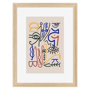 Image encadrée Déco CEANOTHE l.32 x H.42 cm