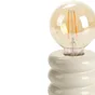 Lampe Boppo, céramique, beige, H.9 cm, E27