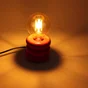 Lampe Boppo, céramique, orange, H.9 cm, E27