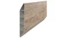 Lame persiennee PVC plaxe a emboiter Clea chene clair, L.150 x H.16 cm x Ep.30mm