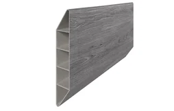 Lame persiennee PVC plaxe a emboiter Clea chene gris, L.150 x H.16 cm x Ep.30 mm