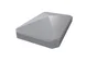 Chapeau poteau angle PVC CLEA gris