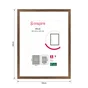 Cadre milo bois 30x40 noyer INSPIRE