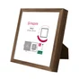 Cadre milo bois 20x20 noyer INSPIRE