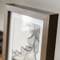 Cadre milo bois 20x20 noyer INSPIRE
