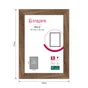 Cadre milo bois 50x70 noyer INSPIRE