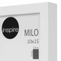 Cadre milo bois 13x18 blanc INSPIRE
