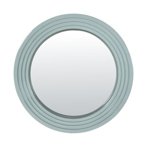 Miroir rond résine bleu clair Color diam.14.5 cm