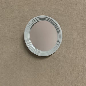 Miroir rond résine bleu clair Color diam.14.5 cm