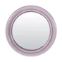 Miroir rond résine lilas Color diam.14.5 cm