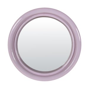 Miroir rond résine lilas Color diam.14.5 cm
