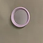 Miroir rond résine lilas Color diam.14.5 cm