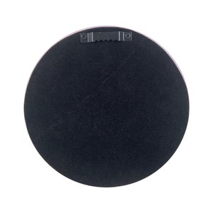 Miroir rond résine lilas Color diam.14.5 cm