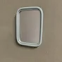 Miroir rectangulaire résine bleu clair Color, l.15.5 x H.22 cm