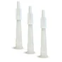 Lot de 3 canules pour pistolet mastic DEXTER, blanc 3