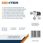 Lot de 3 canules pour pistolet mastic DEXTER, blanc 3