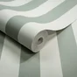 Papier peint intissé Rayure jovan INSPIRE bleu