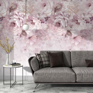 Papier peint panoramique Petal Coloma rose l.159 x H.280 cm