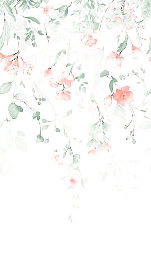 Papier peint panoramique Liane Flora multicouleur l.159 x H.280 cm