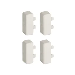 Embouts pour Moulure 10 x 20 mm blanc lot de 4 dedra premier prix