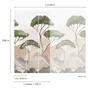Papier peint pvc Coline oviedo vert