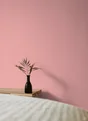 Papier peint intissé Textile nacré INSPIRE rose
