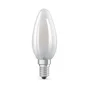 Ampoule led flamme lisse e14 2w=40w 470lm depoli 2700k classe a lexman
