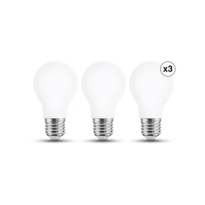 Ampoule led standard verre e27 5,9w=60w 806lm depolie 2700k x3 lexman