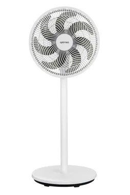 Ventilateur sur pied 2 en 1 blanc, OPTIMEA
