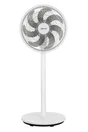 Ventilateur sur pied 2 en 1 blanc, OPTIMEA