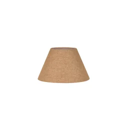 Abat-jour FE H.14 cm, diam.22 cm papier, havana COREP