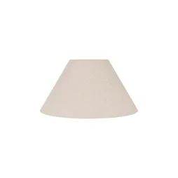 Abat-jour FE H.17 cm, diam.30 cm coton, pyla COREP