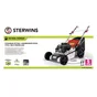 Tondeuse thermique STERWINS , 171 cm³, l.51 cm
