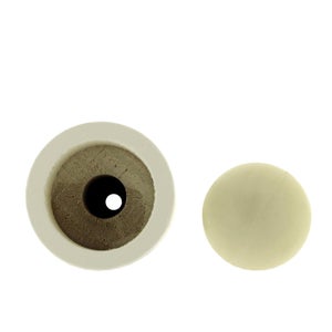 Lot de 2 butées de porte à visser bois ALPERTEC blanc