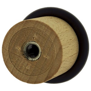 Lot de 4 butées de porte à coller bois ALPERTEC effet bois