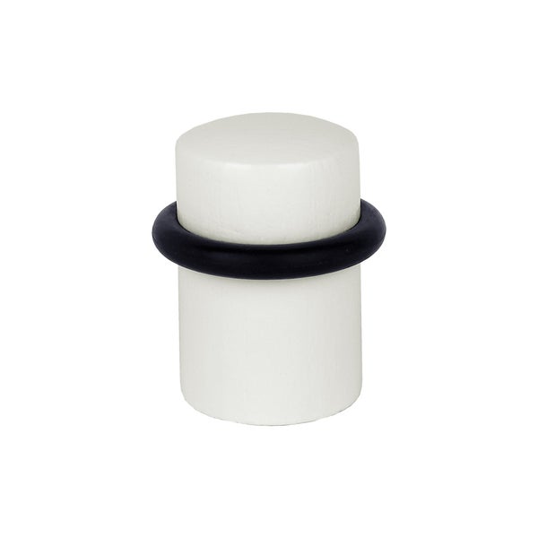 Lot de 4 butées de porte à coller bois ALPERTEC blanc