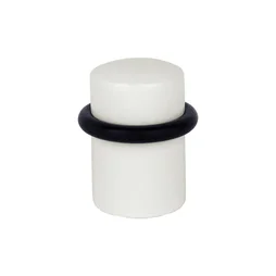 Lot de 4 butées de porte à coller bois ALPERTEC blanc