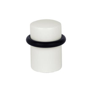 Lot de 4 butées de porte à coller bois ALPERTEC blanc
