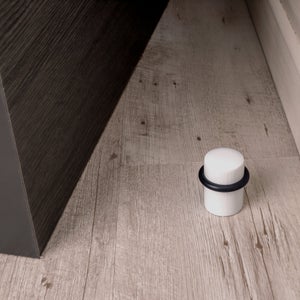 Lot de 4 butées de porte à coller bois ALPERTEC blanc