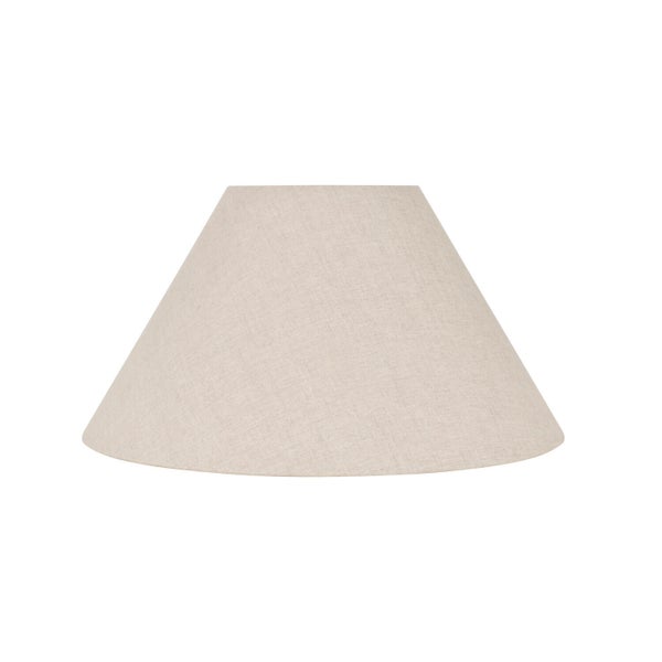 Abat-jour FE H.21 cm, diam.40 cm coton, pyla COREP