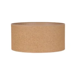 Abat-jour CYL H.19 cm, diam.40 cm papier, havana COREP