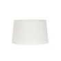 Abat-jour FAA H.24 cm, diam.40 cm coton, blanc COREP