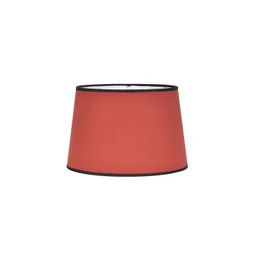 Abat-jour FAA H.20 cm, diam.30 cm coton, terracotta COREP