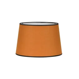 Abat-jour FAA H.20 cm, diam.30 cm coton, caramel COREP