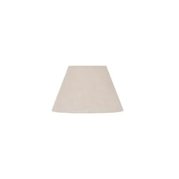 Abat-jour FE H.14 cm, diam.22 cm coton, pyla COREP