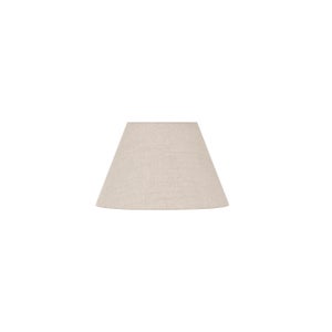Abat-jour FE H.14 cm, diam.22 cm coton, pyla COREP