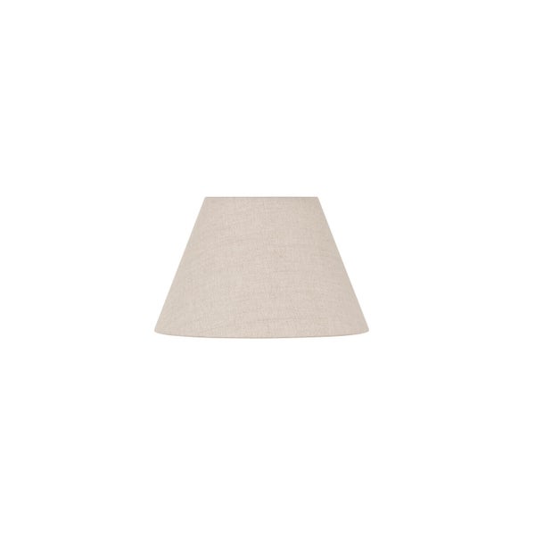 Abat-jour FE H.14 cm, diam.22 cm coton, pyla COREP