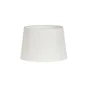 Abat-jour FAA H.20 cm, diam.30 cm coton, blanc COREP
