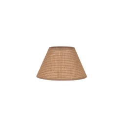 Abat-jour CYL H.14 cm, diam.22 cm papier, jamaica COREP